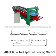 best selling double layer steel sheet roll forming machine/cold roll making equipments process line